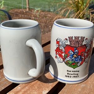 German Beer Mugs - Steins - Vintage